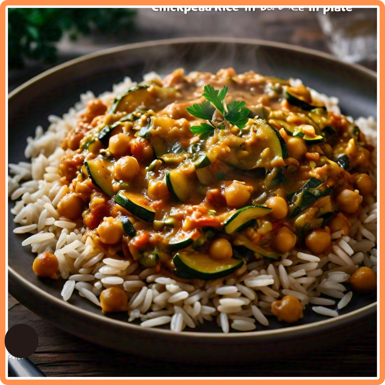 Vegetable and Chickpea Stew: Zucchini Chickpea Stew