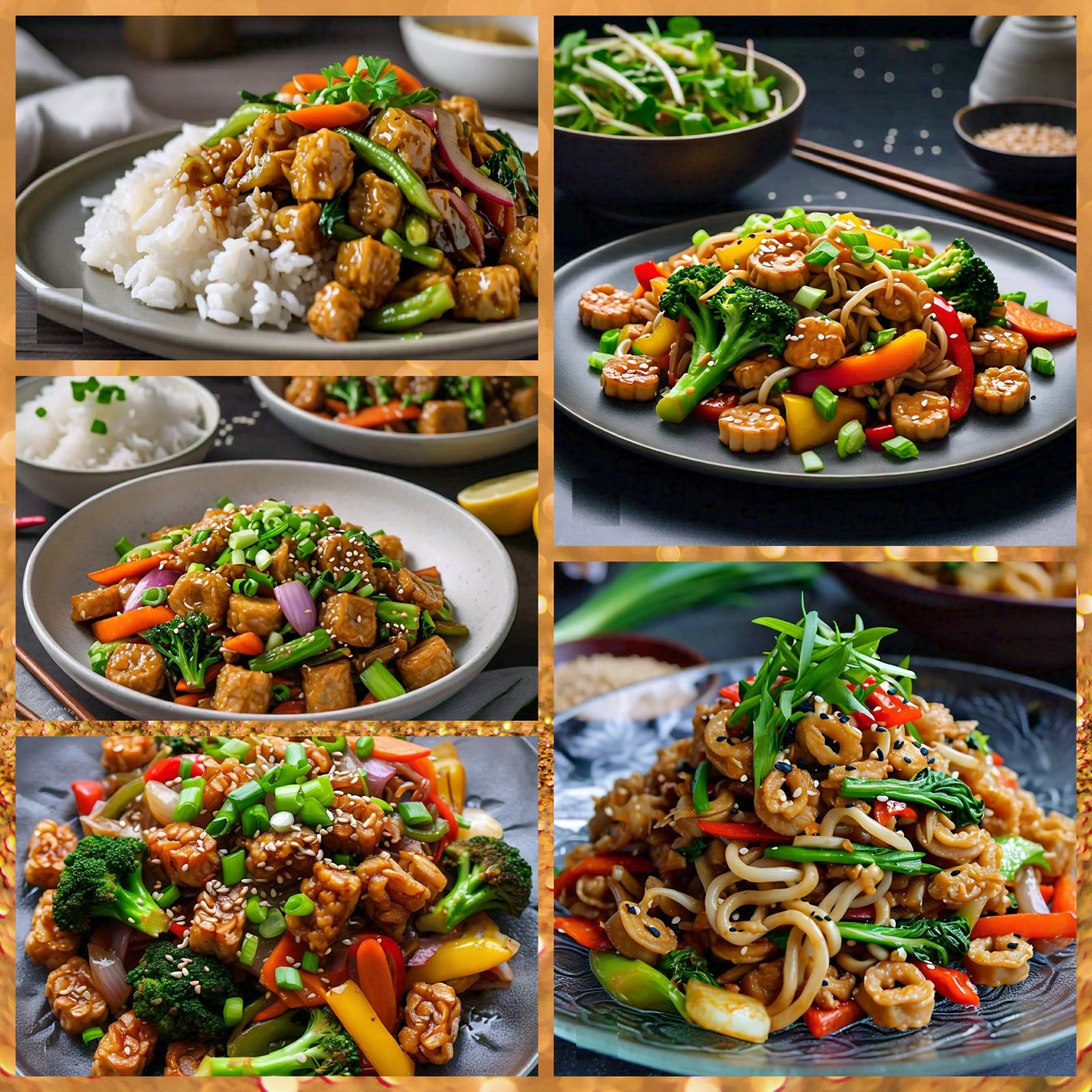 Soy Curl Stir-Fry: Soy Curl and Vegetable Stir-Fry